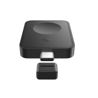 Baseus MagPro 2.5W Magnetic, magnetická indukčná nabíjačka pre Apple Watch, čierna