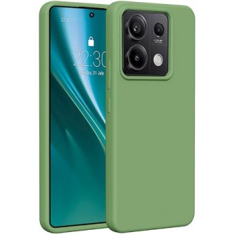 Obal Etteri Silicone case Xiaomi Redmi Note 13 5G light green