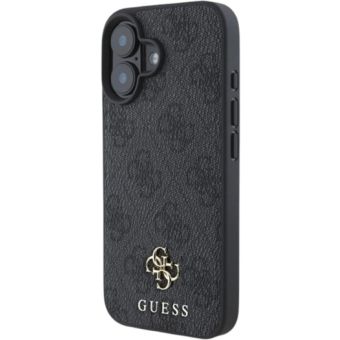 Obal Guess PU 4G Small Metal Logo MagSafe Apple iPhone 16 GUHMP16SP4SM4MK Grey