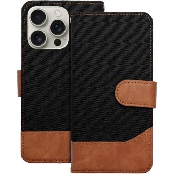 Obal JEANS Book Xiaomi Redmi Note 14 Pro 5G/14 Pro+ 5G/POCO X7 5G black