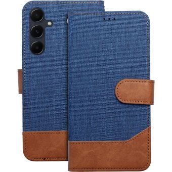 Obal JEANS Book Xiaomi Redmi 14C/POCO C75 blue