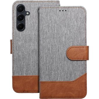 Obal JEANS Book Xiaomi Redmi 13C/POCO C65 gray