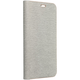 Obal LUNA Book Gold Xiaomi Redmi Note 14 Pro 5G/14 Pro+ 5G/POCO X7 5G silver