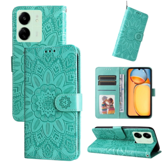 Obal MEZZO Book Motorola Moto G05/E15 mandala červený