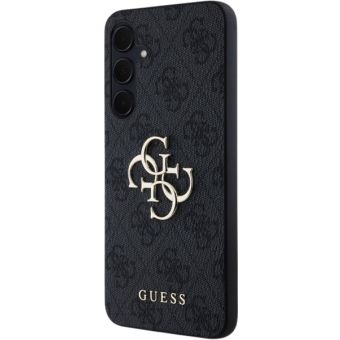 Obal Guess PU 4G Metal Logo Samsung Galaxy A35 5G A356 GUHCSA354GMGGR Grey