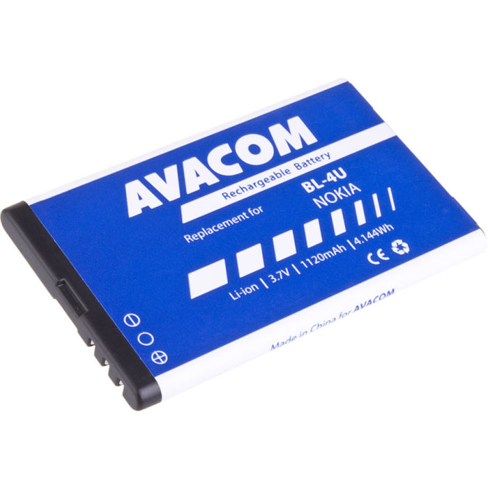 Batéria AVACOM GSNO-BL4U-S1120A na Nokia 5530, E66, 5530, E75, 5730, Li-Ion 3,7V 1120mAh