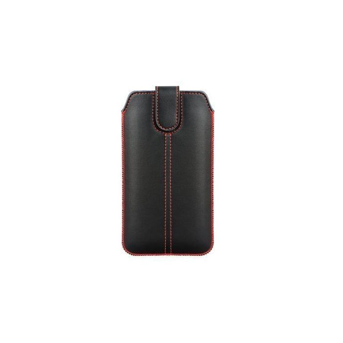 Univerzálne puzdro Forcell Pocket Ultra Slim M4 pre Apple iPhone X/XS čierne