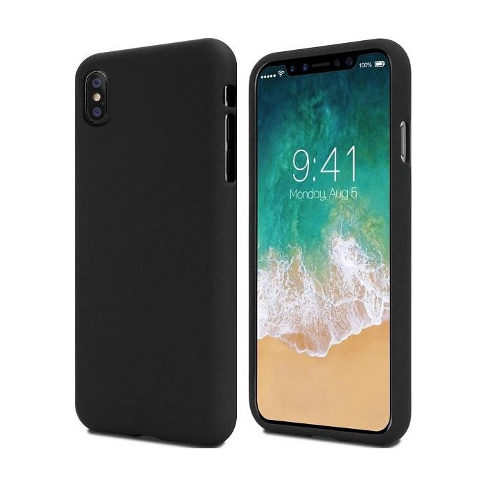 Silikónové puzdro na Apple iPhone X/Xs Soft čierne