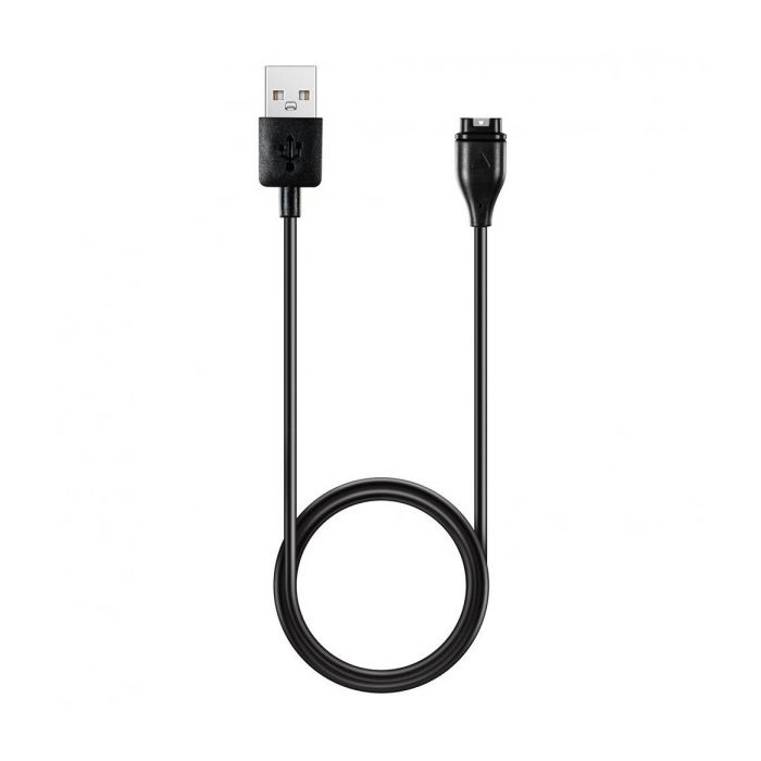 Nabíjací kábel na Garmin Fenix 5/6, Approach S60, Vivoactive 3 Tactical USB čierny 