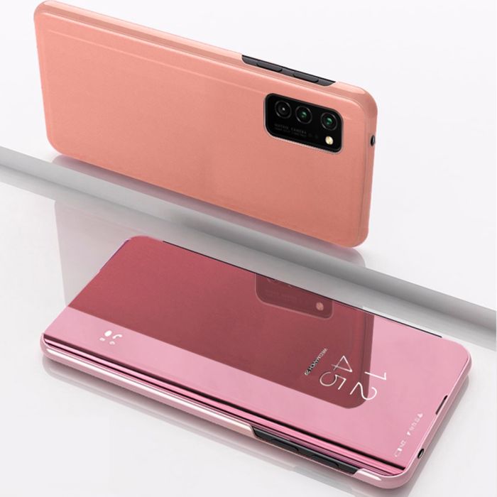 Diárové puzdro na Xiaomi Redmi Note 7 Clear View ružové