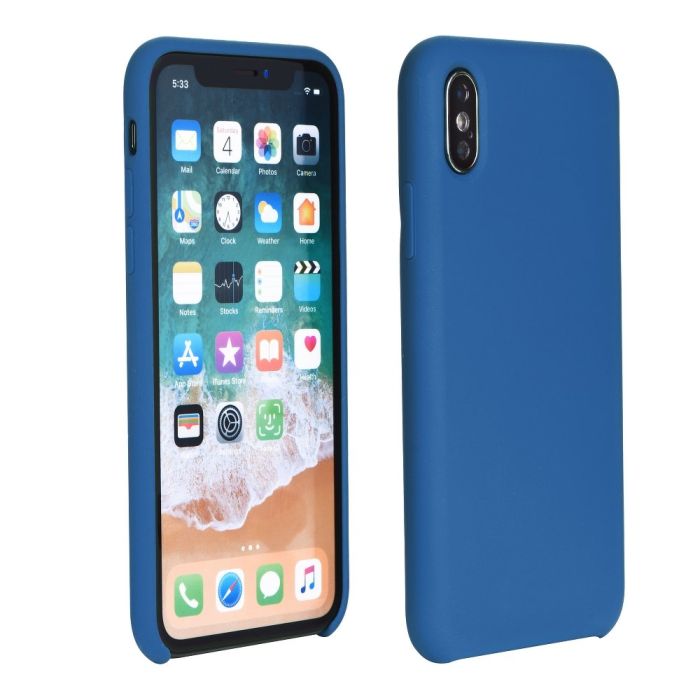 Silikónové puzdro na Samsung Galaxy A21s A217 Forcell Silicone modré