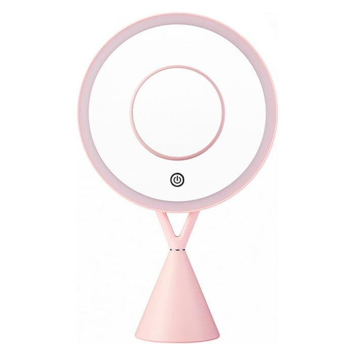 Kozmetické Make-Up zrkadlo iMirror X Charging nabíjací s LED Line osvetlením ružové