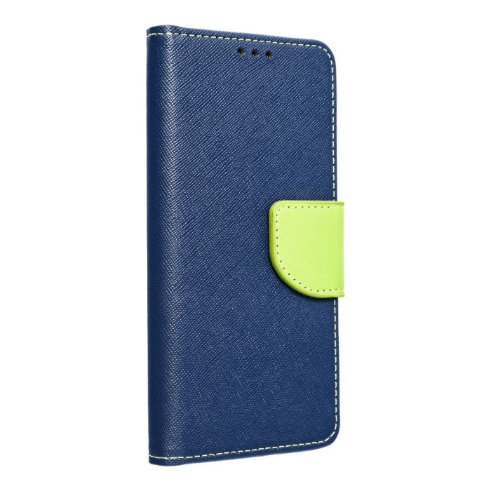 Diárové puzdro na Xiaomi Redmi 9 Fancy Book modro limetkové 