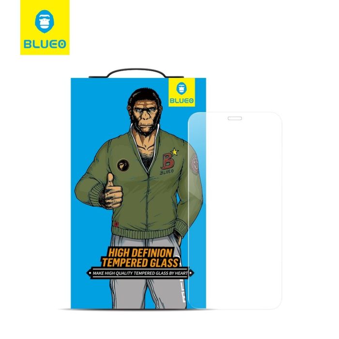 Tvrdené sklo 5D na Apple iPhone 12 Pro Max Mr. Monkey čierne (Strong Matte)