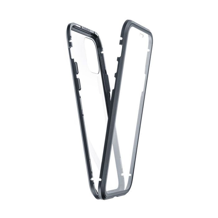 Plastové puzdro na Apple iPhone 12/12 Pro Magneto 360 čierne 