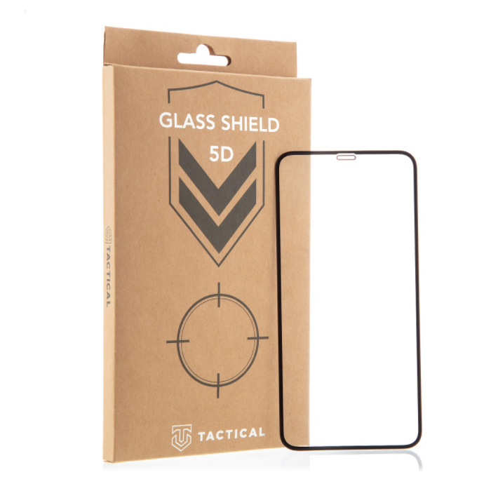 Tvrdené sklo na Apple iPhone 11 Pro Max Tactical Glass Shield 5D čierne