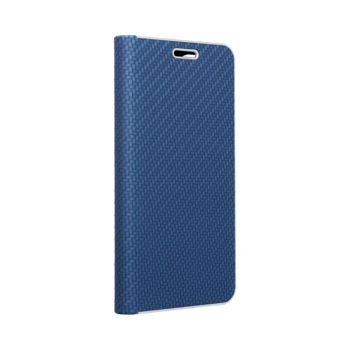 Diárové puzdro na Apple iPhone 12/12 Pro Forcell Luna Carbon modré