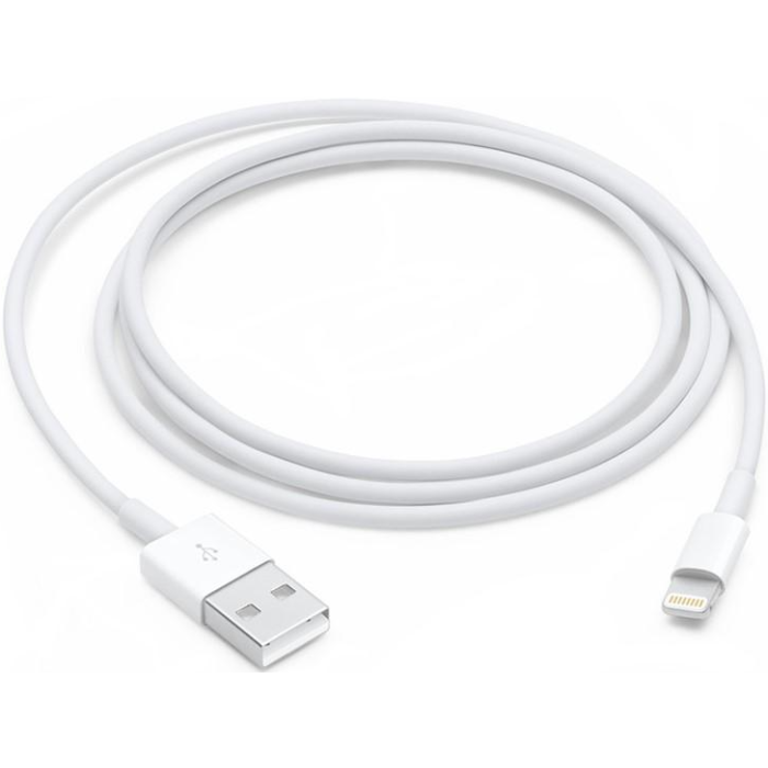 Kábel Apple MD818ZM/A, USB-A na Lightning, 1m, biely (Bulk)