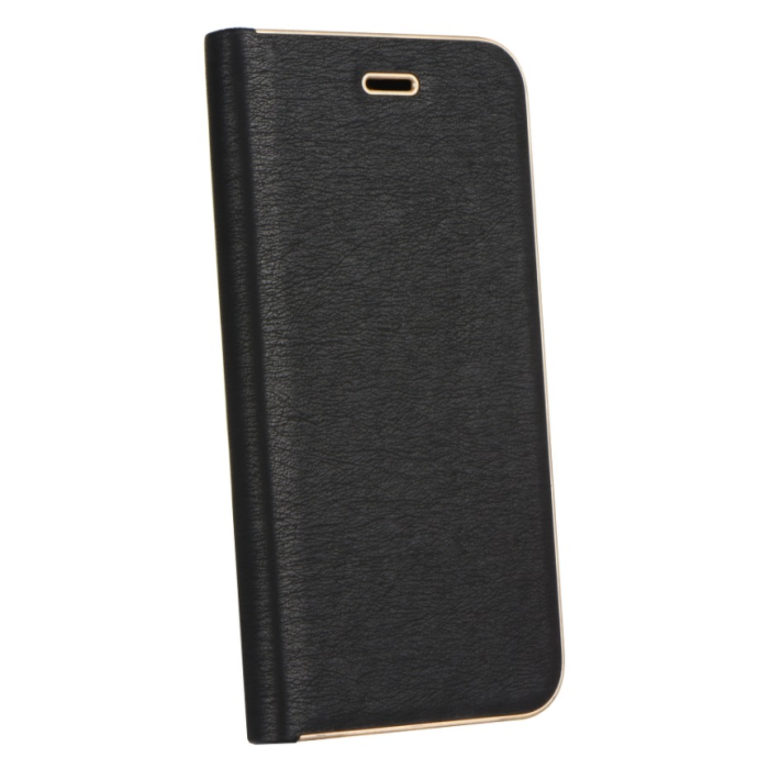 Diárové puzdro na Samsung Galaxy A52/A52 5G Forcell Luna Gold čierne