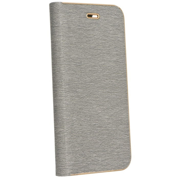 Diárové puzdro na Samsung Galaxy A52/A52 5G Forcell Luna Gold strieborné