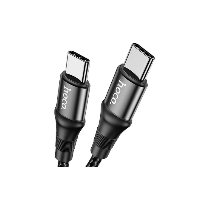 Kábel HOCO Exquisito X50, USB-C na USB-C PD 100W, 1m, čierny