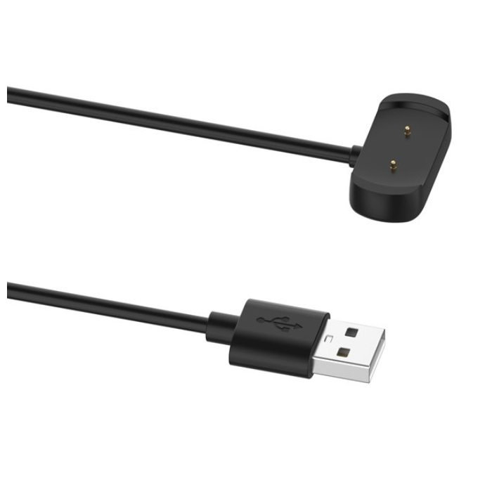 Nabíjací kábel na Amazfit GTR2/GTS2, Zepp e/z Tactical USB čierny 