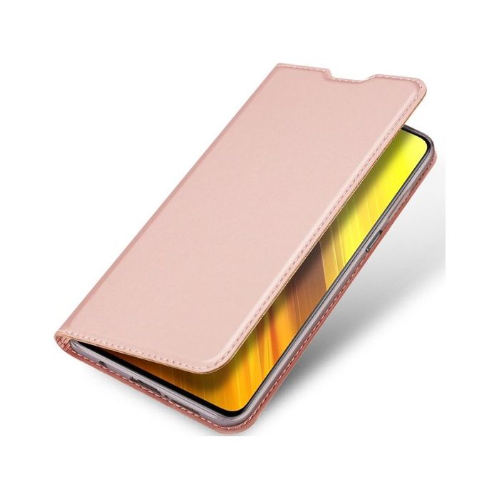 Diárové puzdro na Huawei P Smart 2021 Dux Ducis Skin Pro ružovo-zlaté