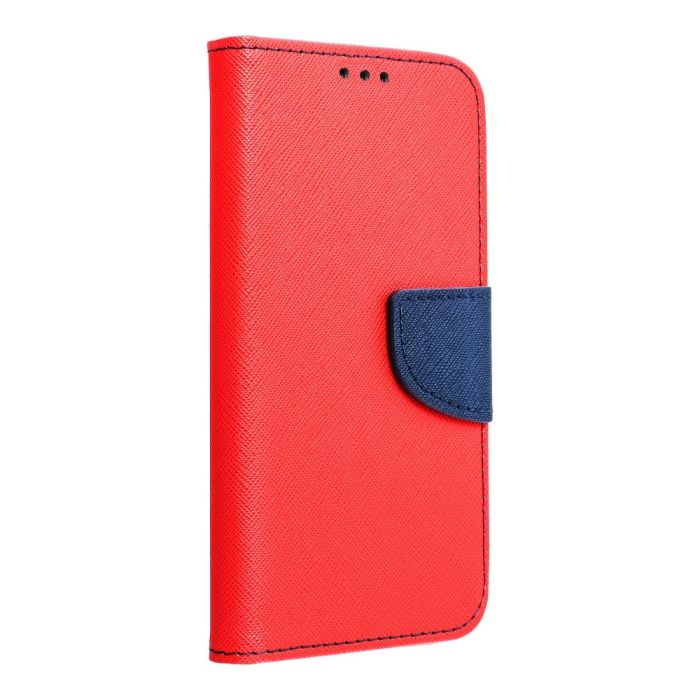 Diárové puzdro na Motorola Moto G9 Power Fancy červeno-modré