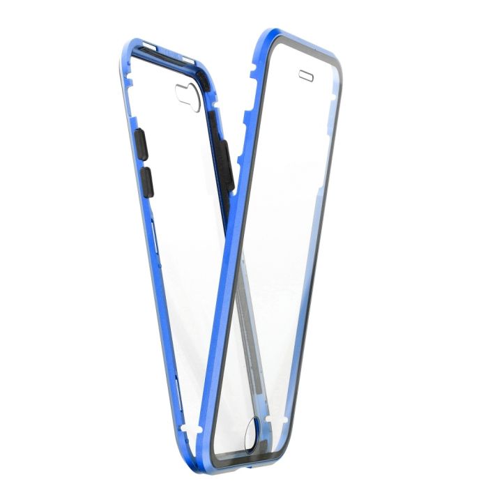 Plastové puzdro na Samsung Galaxy S21 Plus 5G Magneto 360 modré