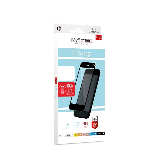 Tvrdené sklo na Samsung Galaxy A6 A600 My Screen Lite Edge celotvárové čierne