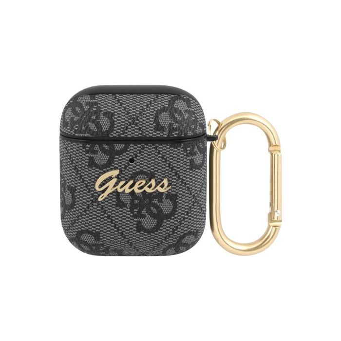Obal Guess 4G Script PC/PU AirPods 1/2 GUA24GSMK Grey