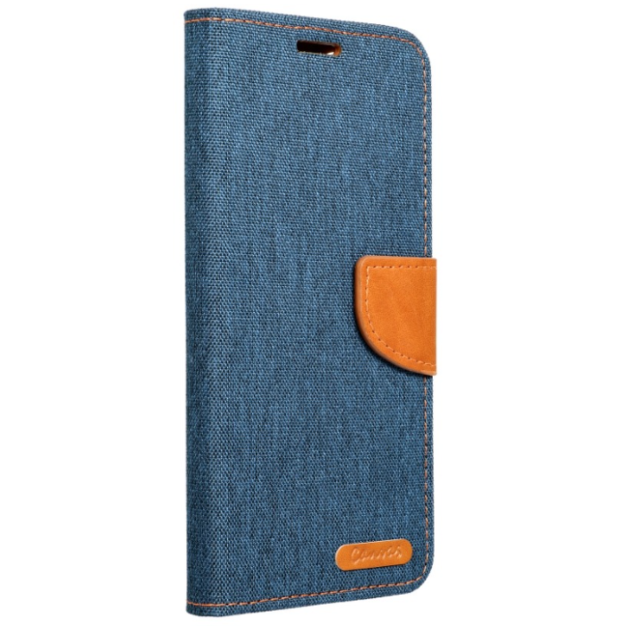 Diárové puzdro na Samsung Galaxy A22 5G Canvas modré