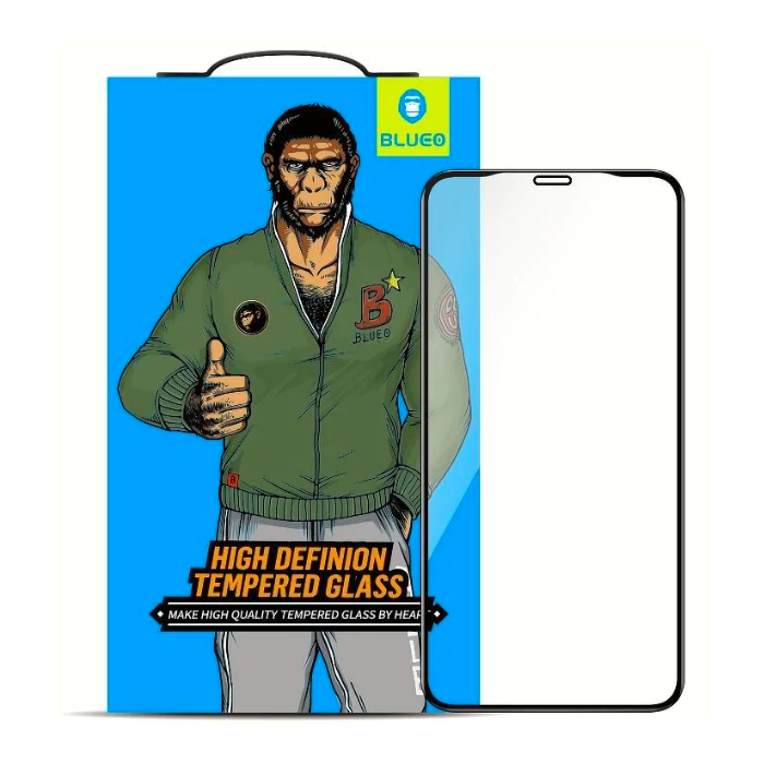 Tvrdené sklo na Apple iPhone 13 Pro Max 5D Mr. Monkey čierne