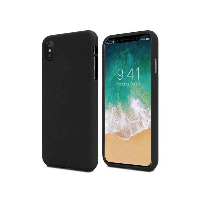 Silikónové puzdro na Apple iPhone 13 Pro Mercury Soft Jelly čierne