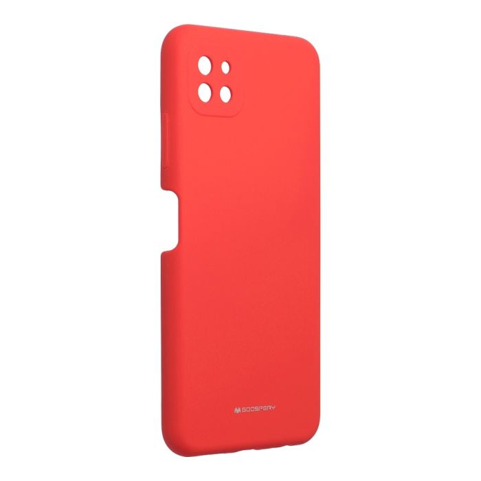 Silikónové puzdro na Samsung Galaxy A22 5G Mercury Silicone červené