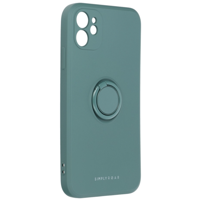 Silikónové puzdro na Apple iPhone 11 Roar Amber zelené