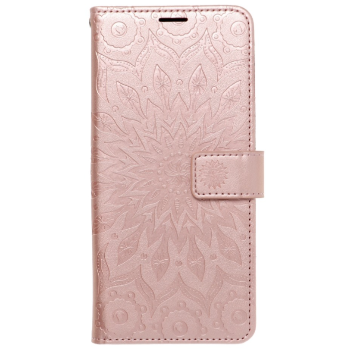 Diárové puzdro na Xiaomi Redmi 9A/9AT/9i Forcell MEZZO mandala ružovozlaté