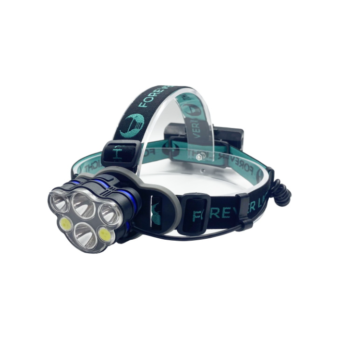 Čelovka Forever Light Ultra T6 2x 10W + XP-E 2x 3W 500lm 2x 18650 1200mAh