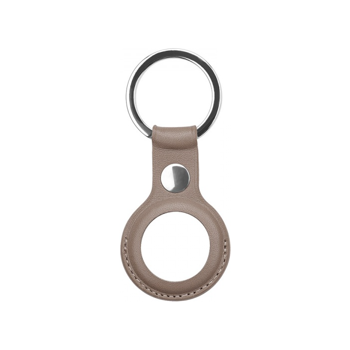 Leather Buckle Tracker Cover for Apple AirTag Khaki (Bulk)