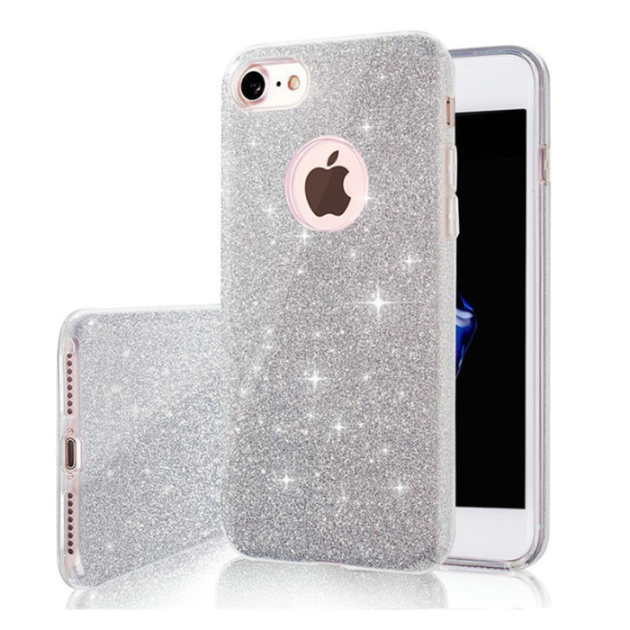 Glitter 3in1 TPU Samsung Galaxy A13 5G A136 strieborné