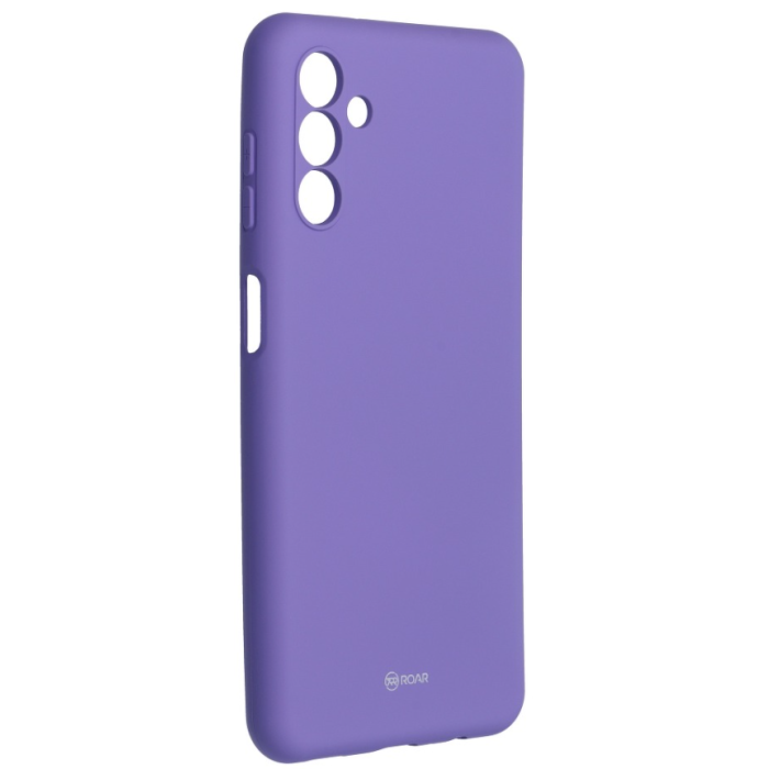 Silikónové puzdro na Samsung Galaxy A13 5G Roar Colorful Jelly fialové 