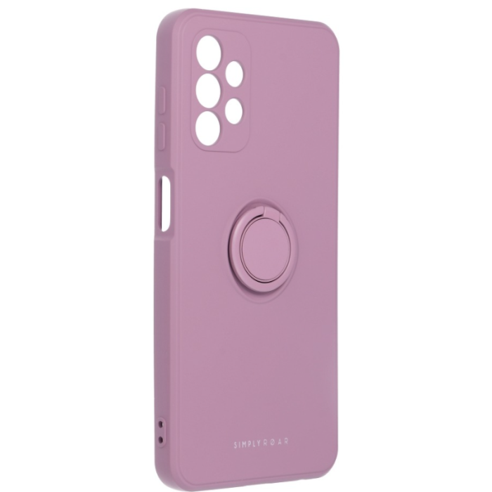 Silikónové puzdro na Samsung Galaxy A13 Roar Amber fialové 