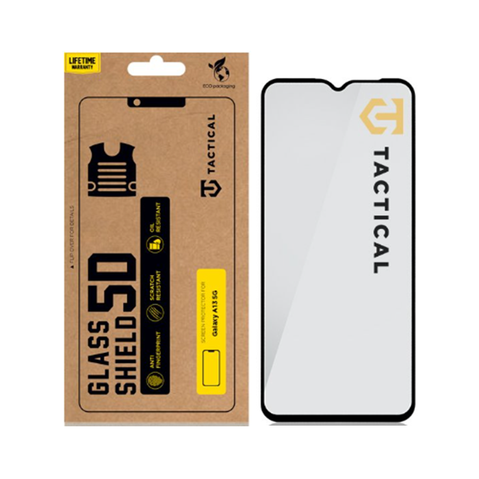 Tvrdené sklo na Samsung Galaxy A13 5G Tactical Shield 5D celotvárové čierne