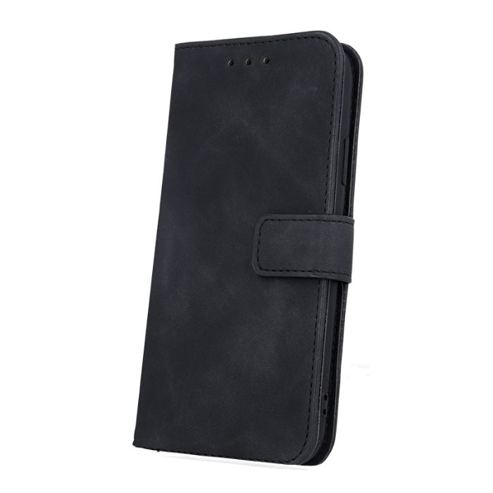 Diárové puzdro na Samsung Galaxy S21 FE G990 5G Smart Velvet čierne