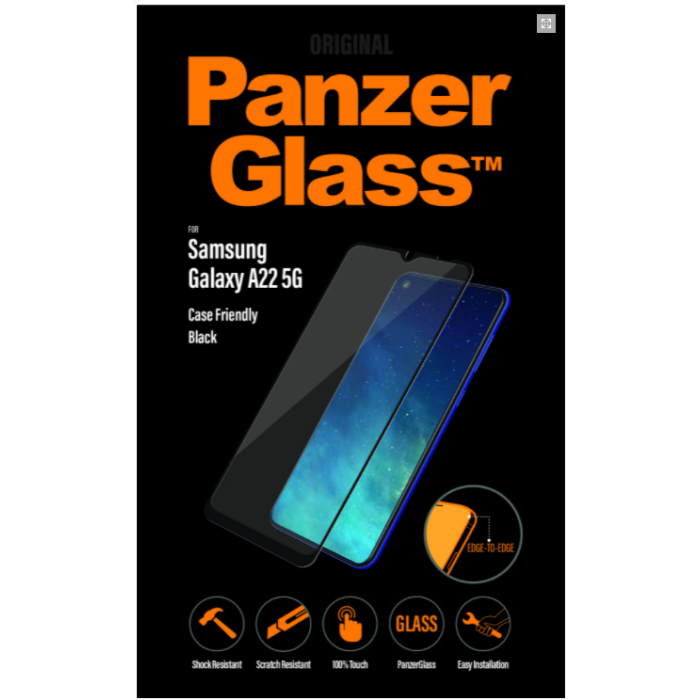 Tvrdené sklo na Samsung Galaxy A33 5G PanzerGlass Case Friendly čierne