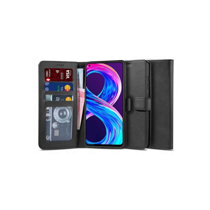 Diárové puzdro na Samsung Galaxy M52 5G Tech-Protect Wallet čierne