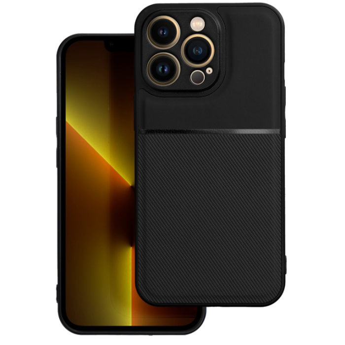 Plastové puzdro na Apple iPhone 12/12 Pro Forcell Noble čierne