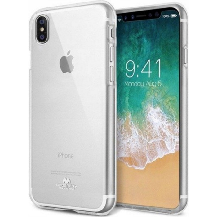 Silikónové puzdro na Apple iPhone 14 Pro Mercury Jelly transparentné