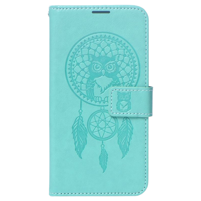Diárové puzdro na Samsung Galaxy A52 A525/A52 5G A526/A52s A528 MEZZO dreamcatcher zelené