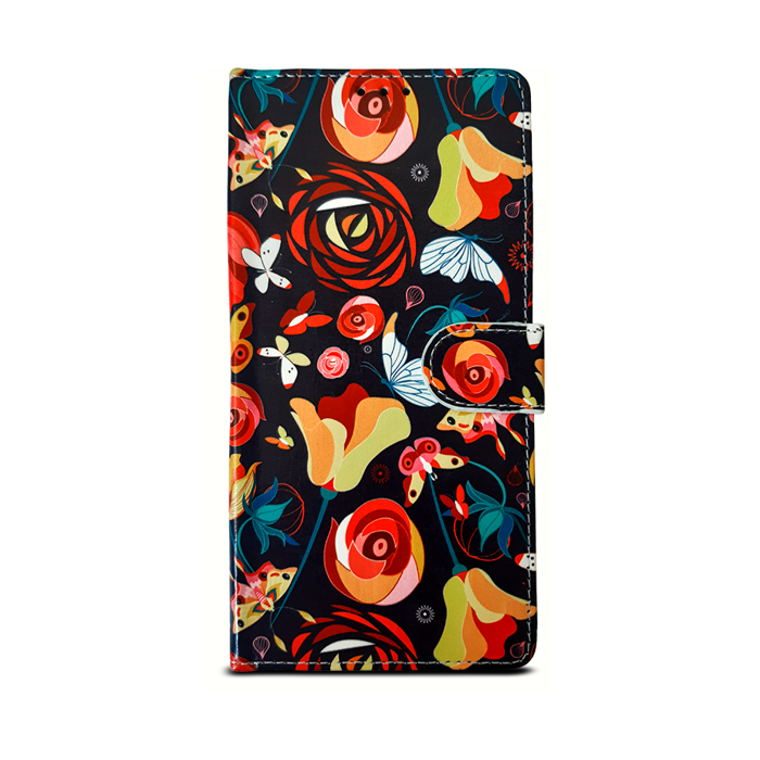 Diárové puzdro na Xiaomi Redmi 9A/9AT Licence ART Book kvety a motýle